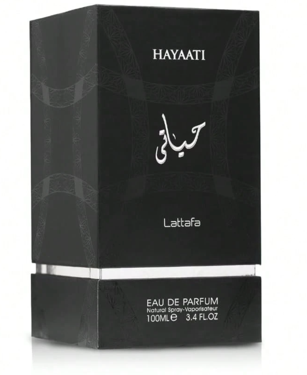 Lattafa Perfumes Hayaati Eau De Parfum Spray For Men, 3.4 Ounce