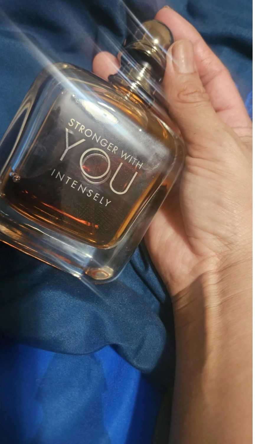 Giorgio A Rman I Stronger With You Intensely Eau De Parfum Spray For Men EDP Intense Perfume Perfumes 3.4oz/100ml